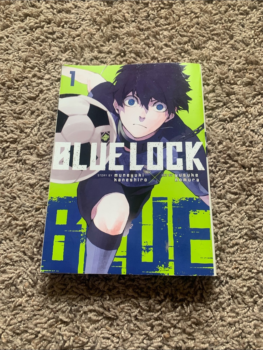 Blue Lock Vol. 1 Manga - Lime & Navy Cover